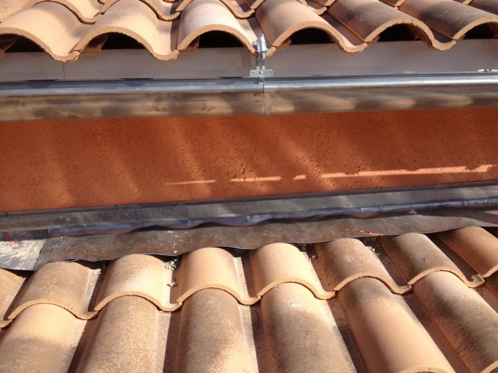 Gouttières zinc 33cm